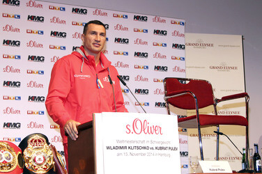 Pressekonferenz zum WM-Boxkampf von Wladimir Klitschko vs. Kubrat Pulev, Hamburg