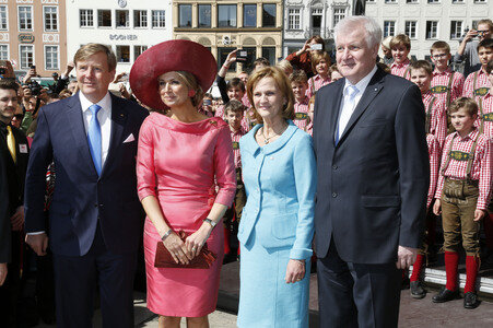 König Willem-Alexander und Königin Maxima der Niederlande in München