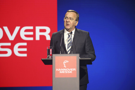 Bühnenpräsentation auf der Hannnover Messe 2026