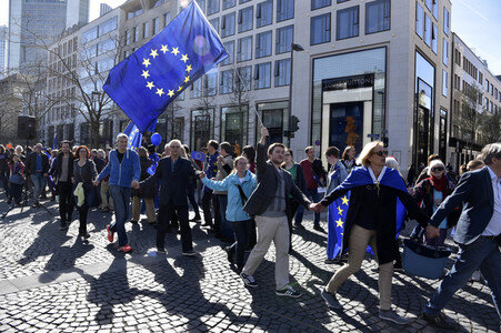 'Pulse of Europe' Kundgebung in Frankfurt