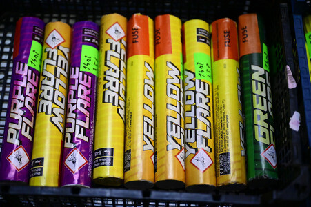 Symbolfoto Feuerwerk aus Polen