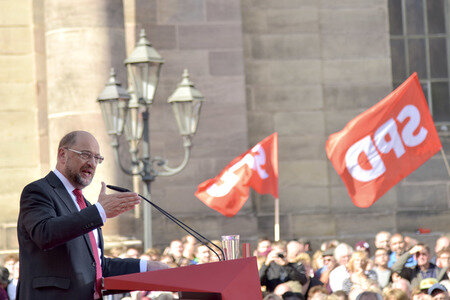 Wahlkampfveranstaltung mit Martin Schulz in Nürnberg