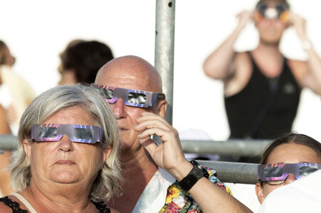 Sonnenfinsternis über Spanien