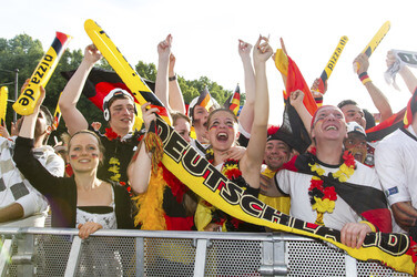WM-Fanmeile beim Spiel Deutschland gegen Portugal, Berlin