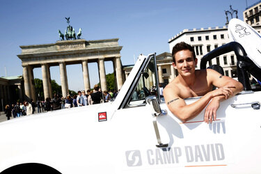 Open Air-Fashionshow des Menswear-Labels Camp David, Berlin