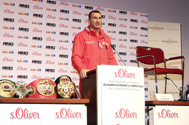 Pressekonferenz zum WM-Boxkampf von Wladimir Klitschko vs. Kubrat Pulev, Hamburg