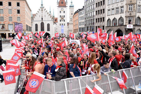 Meisterfeier 2018 des FC Bayern München