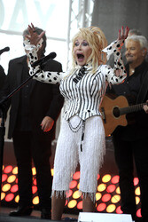 Dolly Parton bei der NBC-Show 'Today', New York