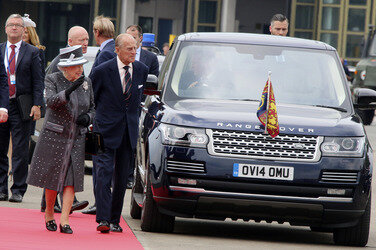 Rückflug von Queen Elizabeth II. nach Großbritannien