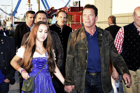 Arnold Schwarzenegger auf dem Oktoberfest 2017 in München
