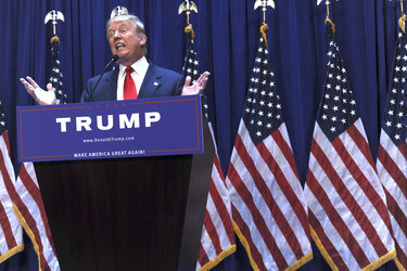 Donald Trump Pressekonferenz in New York