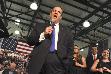 Chris Christie gibt Präsidentschaftskandidatur bekannt in Livingston
