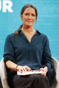 Martina Clavadetscher auf der Frankfurter Buchmesse 2025 in Frankfurt