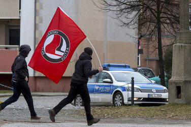 'Cottbus nazifrei' Demonstration, Cottbus