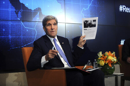 John Kerry diskutiert den Iran Deal in New York