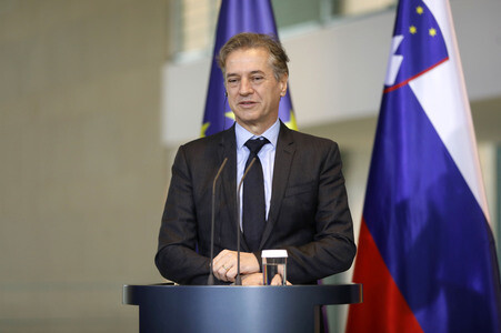 Empfang des Ministerpräsidenten von Slowenien in Berlin