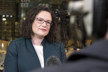 Pressetermin der SPD in Berlin