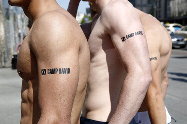 Open Air-Fashionshow des Menswear-Labels Camp David, Berlin