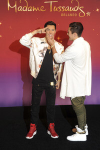 Präsentation der Austin Mahone Wachsfigur in New York