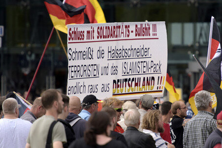 'Merkel muss weg' Demo in Berlin
