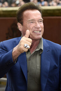 Ankunft von Arnold Schwarzenegger auf dem San Sebastian Film Festival 2017