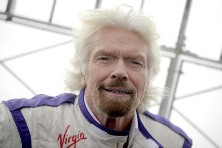 Empire State Building Lighting Ceremony mit Richard Branson in New York