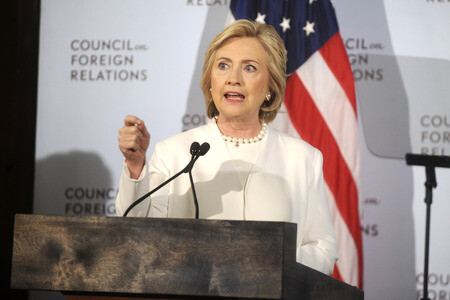 Anti-Terror Rede von Hillary Clinton in New York