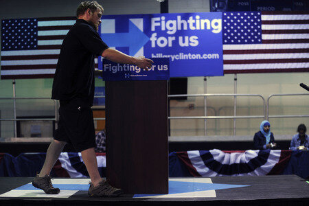 Walkampfrede von Hillary Clinton in Blackwood