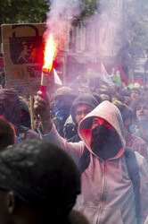 Demonstration gegen die Front National, Paris