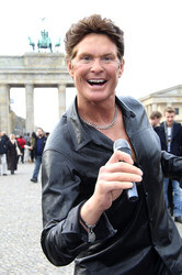 Launch der Wachsfigur von David Hasselhoff, Berlin