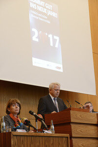 Pressekonferenz zum Polizeieinsatz zur Silvesternacht 2016 in Köln