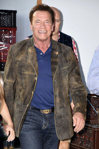 Arnold Schwarzenegger auf dem Oktoberfest 2017 in München