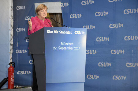 Wahlkampfveranstaltung der CSU in München