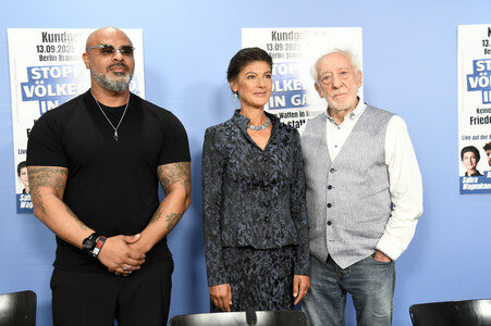 Pressekonferenz zur Friedenskundgebung am 13. September in Berlin