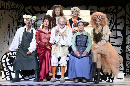 Theaterprobe 'Der eingebildet Kranke' in Berlin