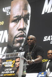 Floyd Mayweather Jr. vs. Marcos Maidana  Pressekonferenz  New York