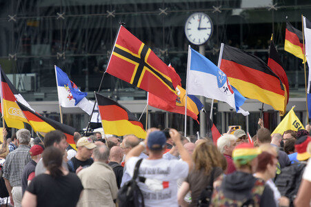 'Merkel muss weg' Demo in Berlin