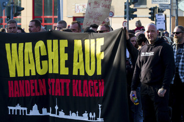 Neonazi Demo, Berlin