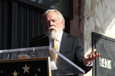 Nick Nolte erhält einen Stern auf dem Hollywood Walk of Fame in Los Angeles