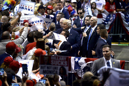 Donald Trump Wahlkampfveranstaltung in Wilkes-Barre