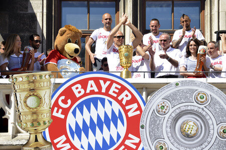 DFB-Pokalfeier des FC Bayern München