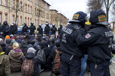 'Cottbus nazifrei' Demonstration, Cottbus