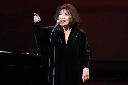 Konzert von Juliette Greco in Hamburg