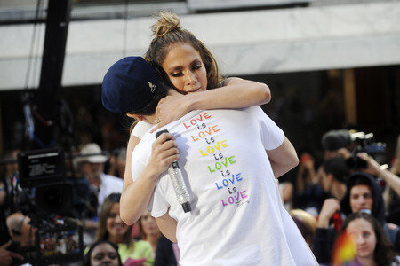 Konzert von Jennifer Lopez & Lin-Manuel Miranda in New York