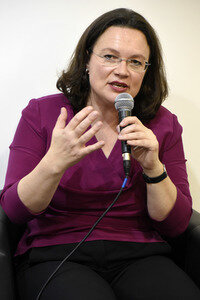 Andrea Nahles auf der Frankfurter Buchmesse 2017