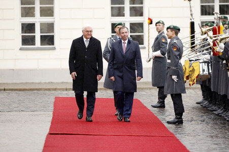 Begrüßung des Großherzogs von Luxemburg in Berlin