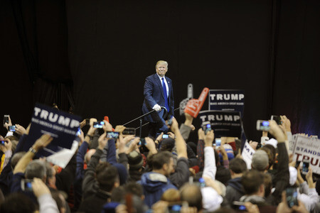 Wahlkampfrede von Donald Trump in Manchester