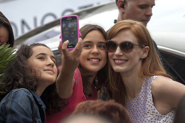 Ankunft von Jessica Chastain beim San Sebastian Film Festival 2014