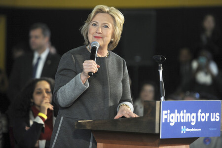 Wahlkampfrede von Hillary Clinton in New York