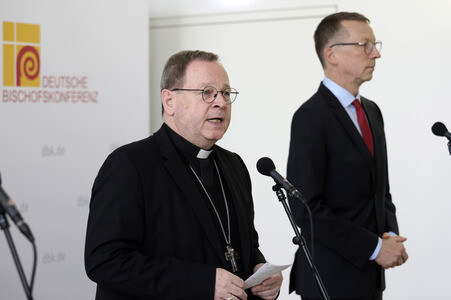 Auftakt-Pressekonferenz zur Frühjahrsollversammlung der Deutschen Bischofskonferenz in Würzburg